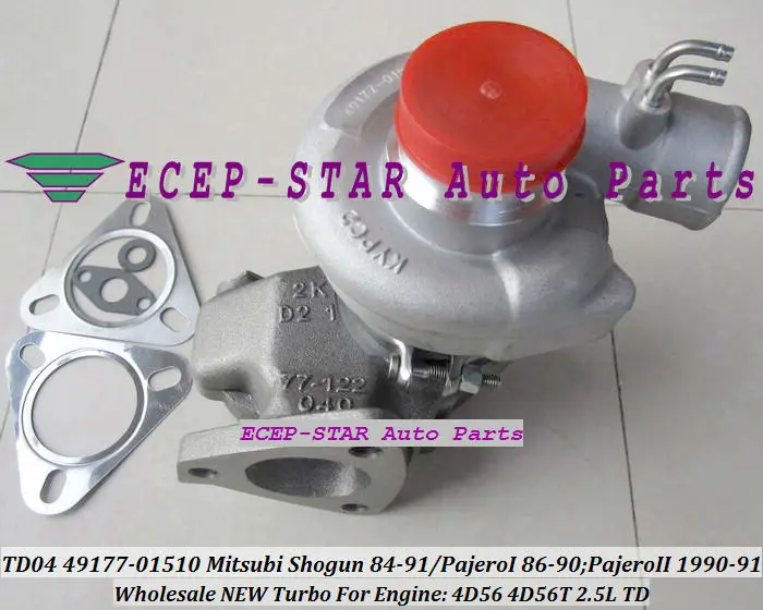 Масло TD04 49177-01510 49177-01511 MD106720 MD168053 MD094740 турбо для Mitsubishi Pajero Delica L200 L300 Shogun 4D56 4D56T 2.5L