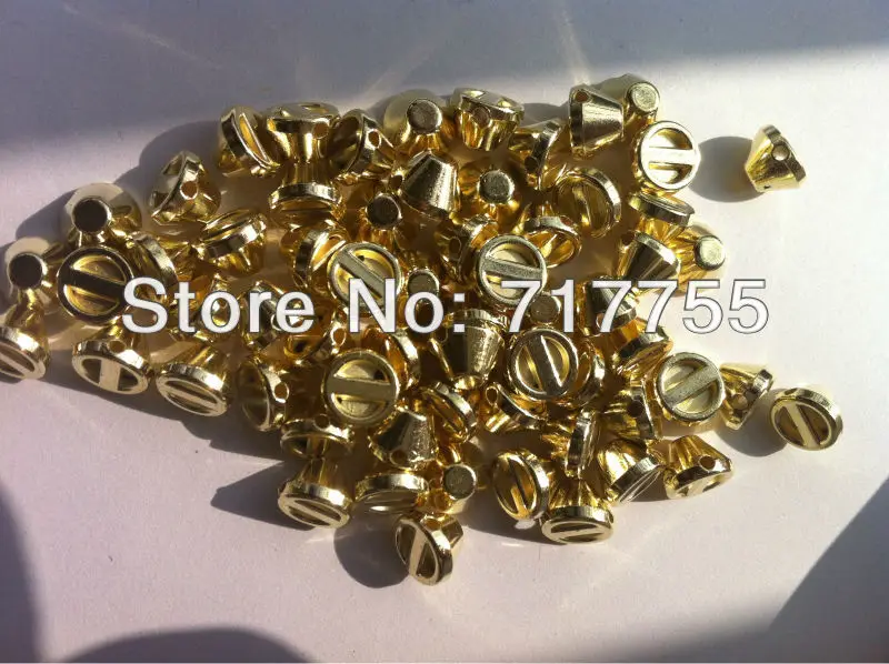 Модная пластиковая лестница spike8mm gold1000pcs/лот шпильки конусовидные бусины ювелирные изделия Одежда Аксессуары швейные клей