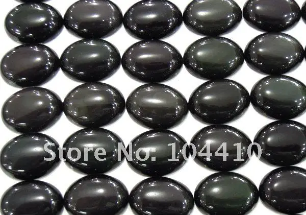 10x14 мм новые Obsidian овальные шарики из кабошона