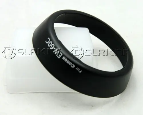 Черная EW-60C бленда объектива для CANON EF 28-80 мм f/3,5-5,6 28-90 мм