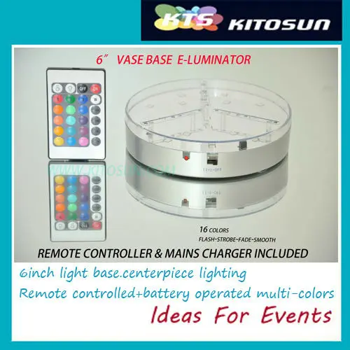 Silver 6inch light base KITOSUN 5