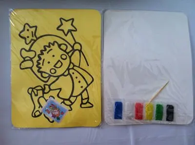100pcs/lot DIY Color Sand art kits, kids party toys, Many degisns mixed_toyo, children outdoor toys