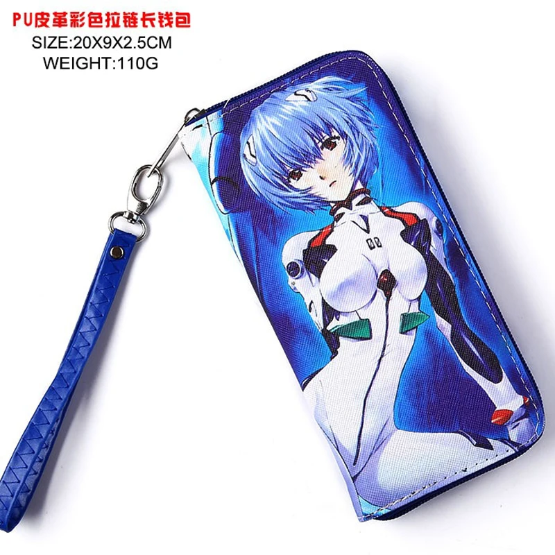 Аниме Evangelion Ayanamirei Красочный Длинный кошелек держатель для карт кошелек на молнии кошелек для косплея подарок