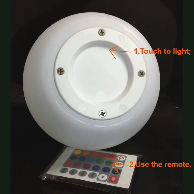Lâmpada de Incandescência Humor com Controle Lâmpada de Mesa de Cabeceira Mudança de Cor Skybesstech Recarregável Bola Remoto Regulável Luz 16 1pc D30cm Usb 19 bola humor com controle remoto regulável lâmpada
