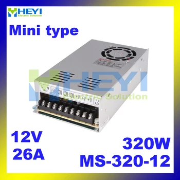 

CE approved miniature converter MS-320-12 led driver ac-dc 320w 12VDC 26A switching model power supply