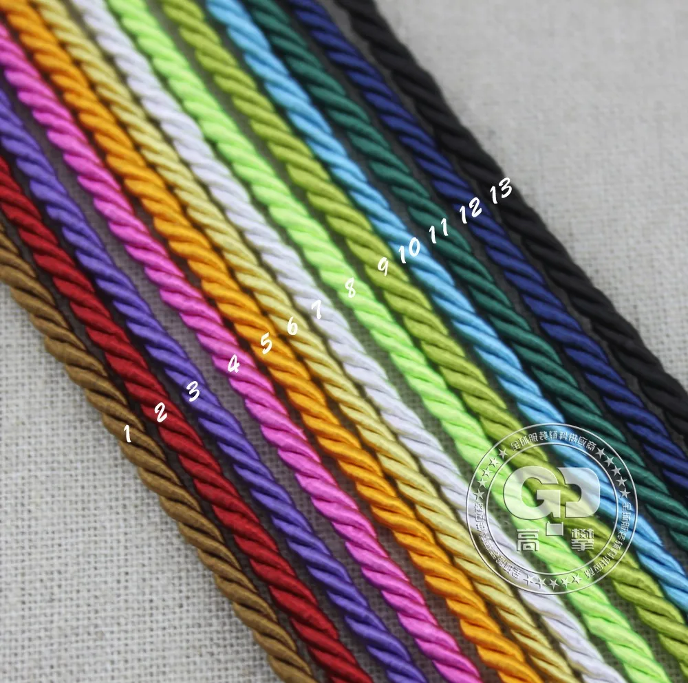 colored polyester rope