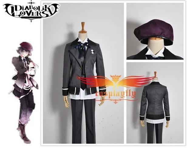 Лидер продаж Diabolik Lovers Mukami Azusa костюм аниме для косплея костюм