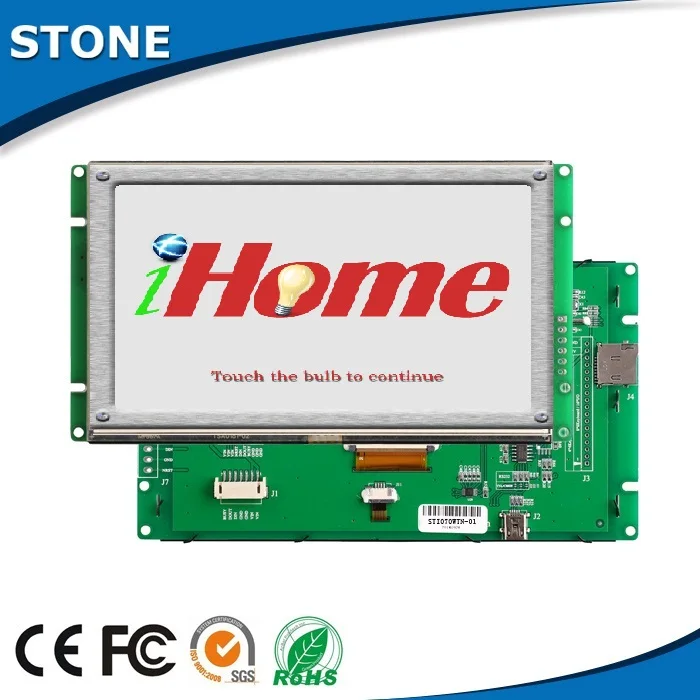 3," встроенный сенсорный модуль lcd для экрана с портом UART контролируемым любым микроконтроллером