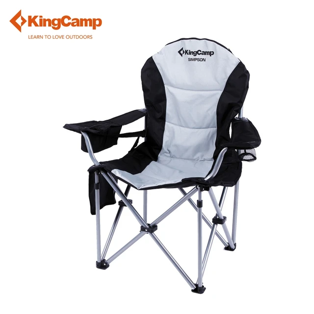 Cheap KingCamp Breathable Cloth Barbecue Folding Beach Chairs Outdoor Chairs For Fishing and Picnic Furniture for Camping Armchair
