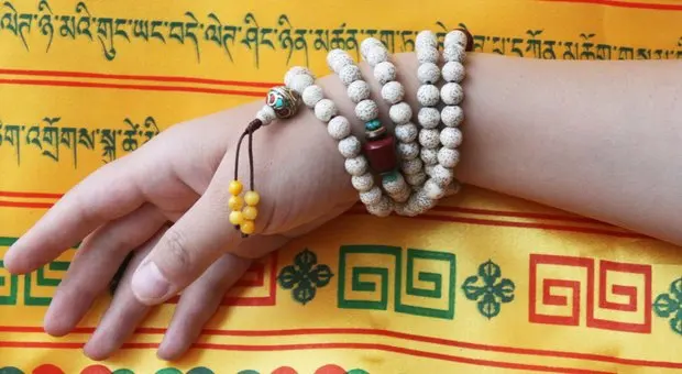 BRO981 тибетская молитва Медитация Мала-Йога натуральная Звезда Луна Лотос Семена Бодхи ожерелье 8 мм для леди