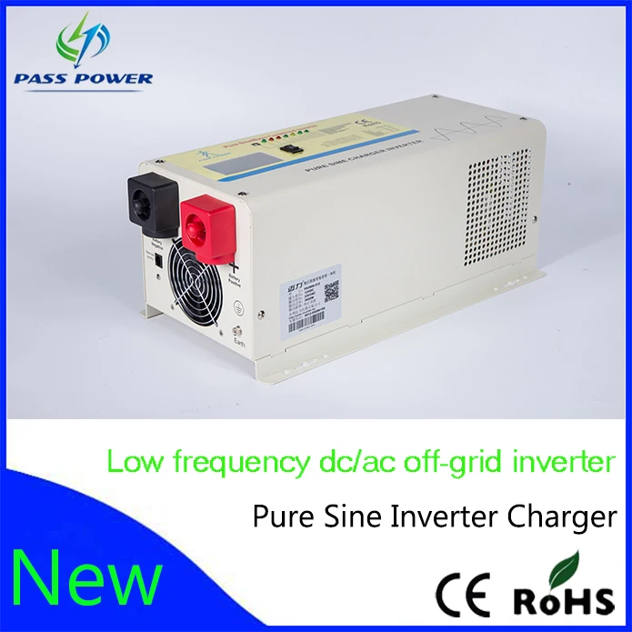 

Low frequency 50Hz/60Hz output 12v/24v/48v to 220v/230v/240v pure sine wave inverter charger 3000w