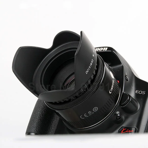 2шт Цветок бленда объектива 55 мм для canon для nikon 55 мм DSLR камеры