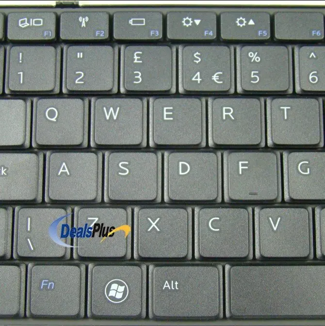 Для Dell Inspiron 14z 1470 15z 1570 Studio 14 1440 1450 1457 1458 14z S1440 Великобритании клавиатуры Черный
