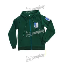 Ataque anime en titan shingeki no kyojin scouting legión cosplay capucha ropa unisex