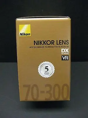 Объектив Nikon 70-300 AF-P DX 70-300 мм f/4,5-6,3G ED VR объектив для Nikon D3300 D3400 D5300 D5500 D5600