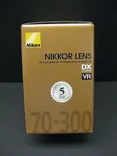 Nikon Nikkor AF-P DX 70-300mm F/4.5-6.3G ED VR Lens For D3300 D3400 D5300 D5600 D610 D810