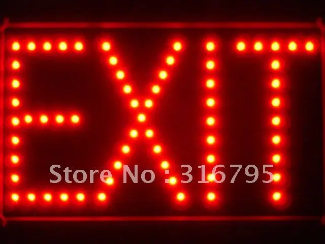 Led023-r EXIT Rode LED Neon Light Teken Groothandel Dropshipping