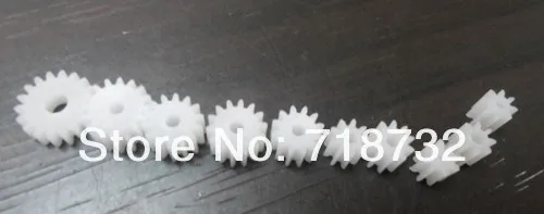 Пластиковая Шестерня мотора модуля = 0,5 для самолета вертолета и автомобилей DIY игрушки/58 штук в упаковке/
