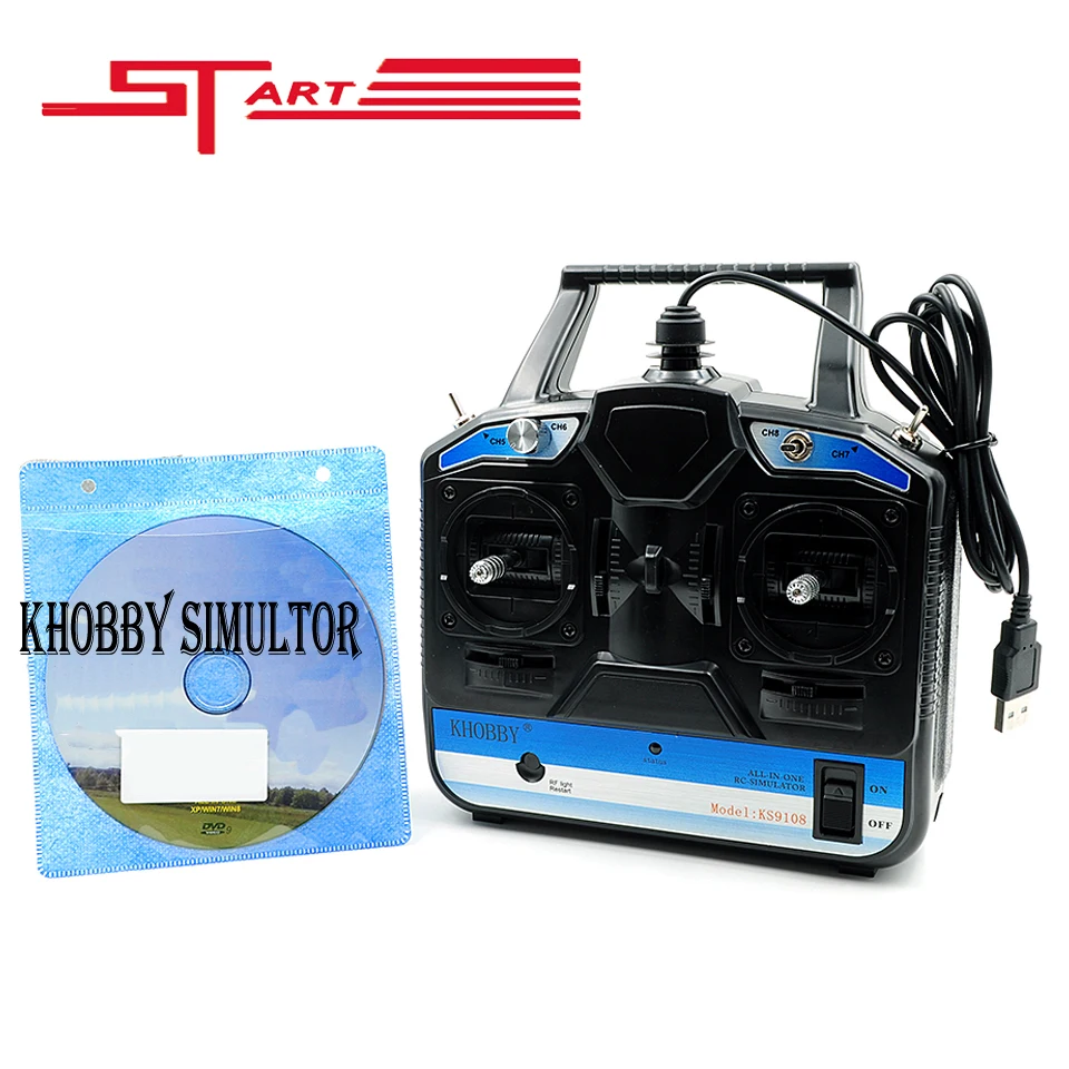 18 in 1 6CH Flight Simulator Remote Control Toys With CD Disk RC