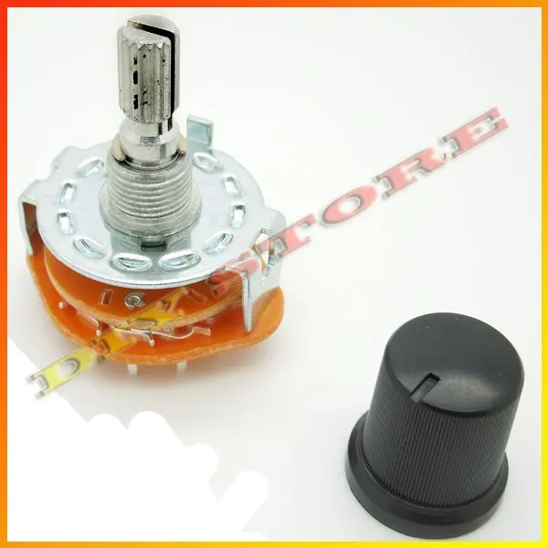 wholesale 100pcs/lot Brand New black 17mm high 6mm 15/64" Shaft Diameter encoder Knobs+free shipping-10000411