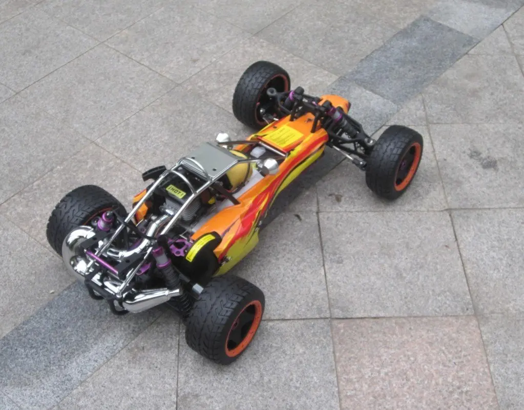 26CC baja + on road wheels+metal light cover+ metal oil cover+GT3B radio set RTR