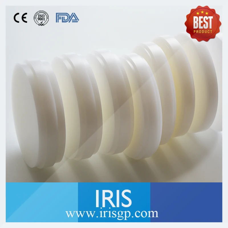 7 Pieces OD98*30mm/32mm Dental Wax Disc Block White and Blue Temporary Crowns Bridge Open Milling System Wax Carving Blanks