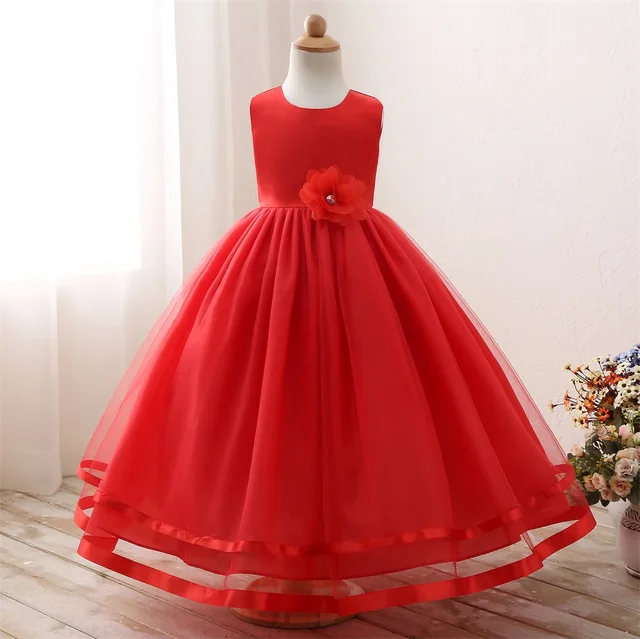 New Formal Teen Girl Dress for Children Clothing Prom Ball Pageant