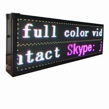 66x22 дюймов P10 двухсторонняя полный Цвет RGB светодиодный знак высокого Яркость Водонепроницаемый открытый светодиодный Дисплей доска