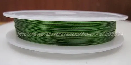Стальная проволока Кристалл бисера Руководство провода diy ювелирные аксессуары проволока для бус шнур для ювелирных изделий, ювелирный тросик 10 рулонов/1000 метров