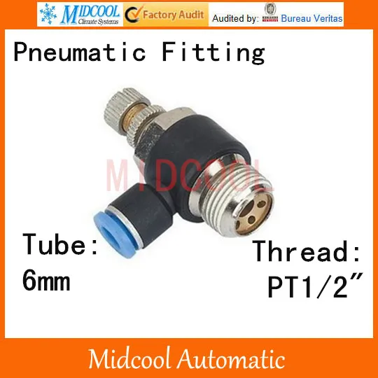 

Quick connector SC6-04 thread PT 1/2 inch 12mm hose fittings pneumatic components,air fitting connector