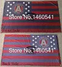 Atlanta United FC Nation Flag 3ft x 5ft Polyester MLS Atlanta United FC Banner Flying Size No.4 144* 96cm QingQing Flag