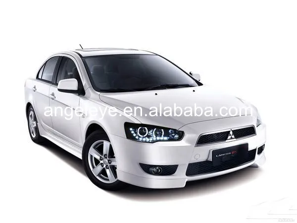 2008-2013 год для Mitsubishi для Lancer Exceed светодиодный головной свет ангельские глазки с биксеноновыми линзами проектора PW