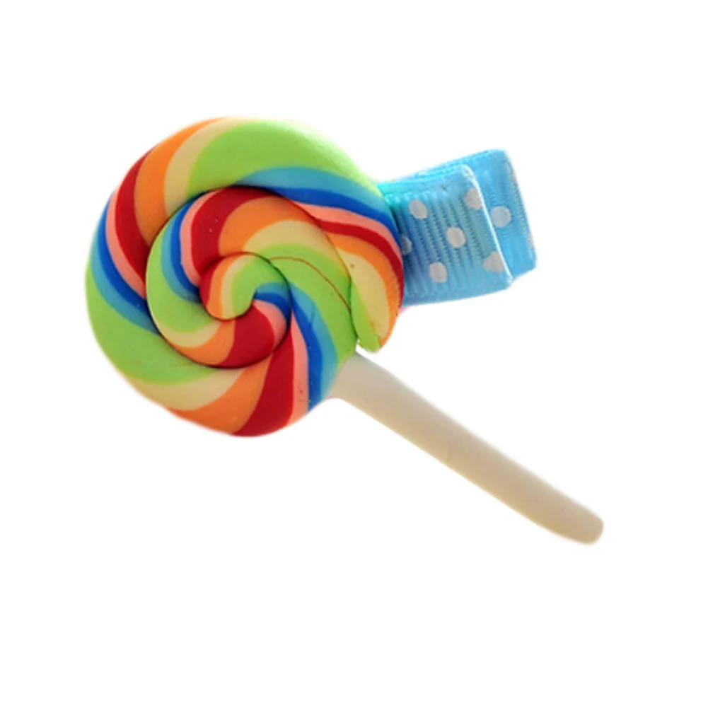 

1 Pc Korean Angela Cute Baby Girls Hairpins Polymer Clay Stereo Cartoon Biscuits Candy Hair Clips Kids Children Barrettes