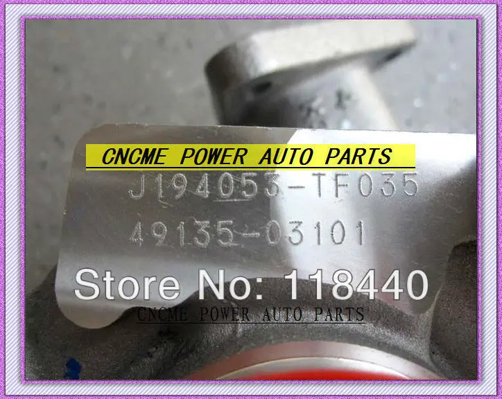TURBO TF035 TF035HM-12T 49135-03101 ME201677 Turbine Turbocharger Mitsubishi PAJERO Delica Challenger 2.8L D Engine 4M40 W-CAR (6)