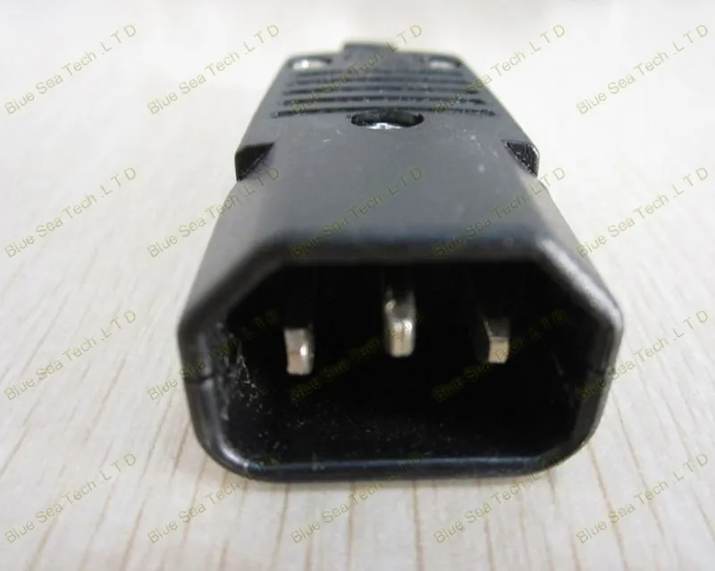 Бесплатная доставка 10 шт. IEC320-C14 Мощность кабельный разъем шнура C14 мужской розетка PDU Мощность Съемный разъем, подключите ИБП 10A/250 В