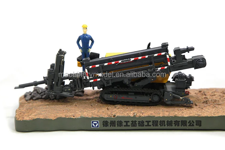 1/35 масштабная модель, литой цинковый сплав модель, XCMG XZ320 Горизонтально направленная бурильная модель, бизнес-подарок
