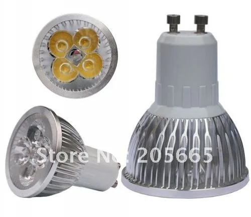4x GU10 WarmWhite 4 W высокой мощности свет лампы 85-265 В переменного тока