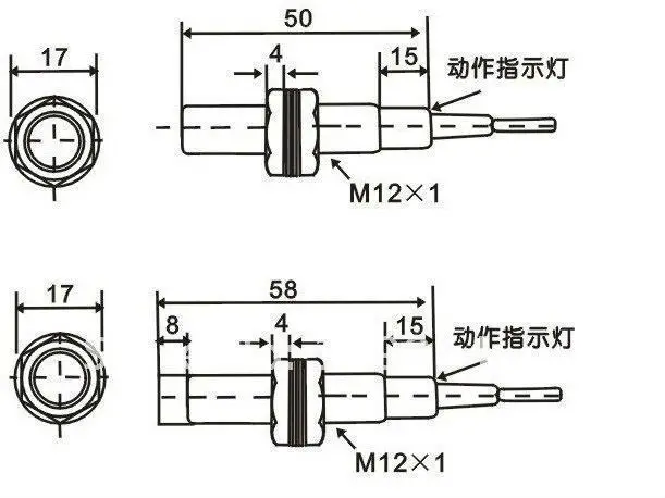 10 шт. X LJ12A3-4-Z/PNP индуктивный датчик обнаружения Переключатель DC6-36V 12 мм ; LJ12A3-4-Z/BX NPN