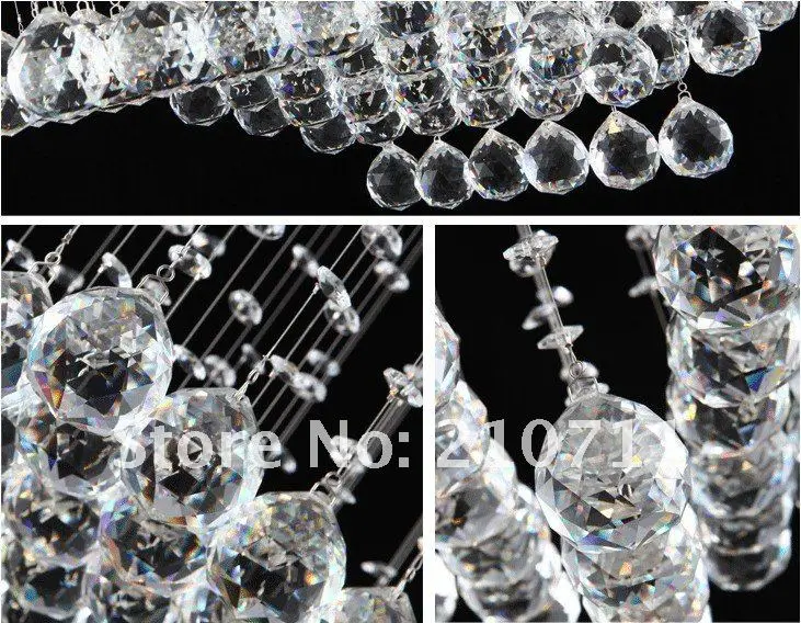 Free shipping,Modern crystal chandelier,crystal lighting,L800*W300*H680mm