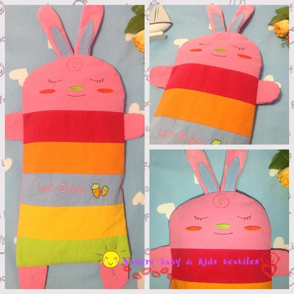 Buckwheat Pillow 1 - Pink Rabbit