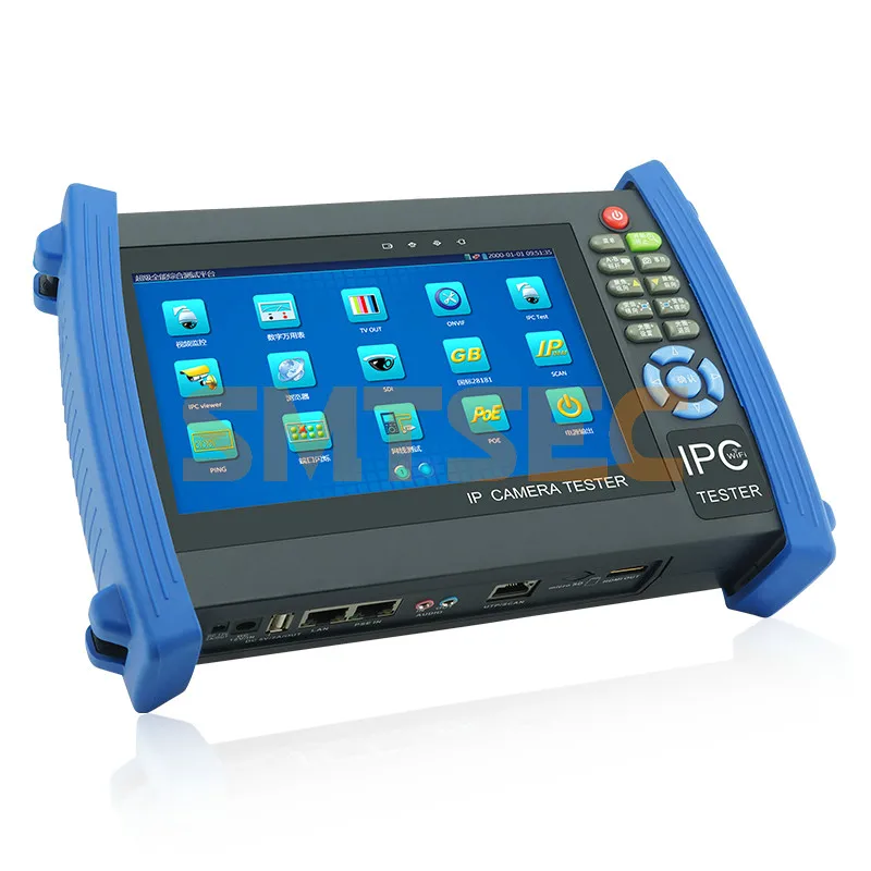 7 дюймов CCTV onvif-камера тестер монитора HDMI 1080 P ptz poe WI-FI CVBS Аналоговый тестер с прибор для визуального определения повреждения прибор для тестирования(IPC-6800V