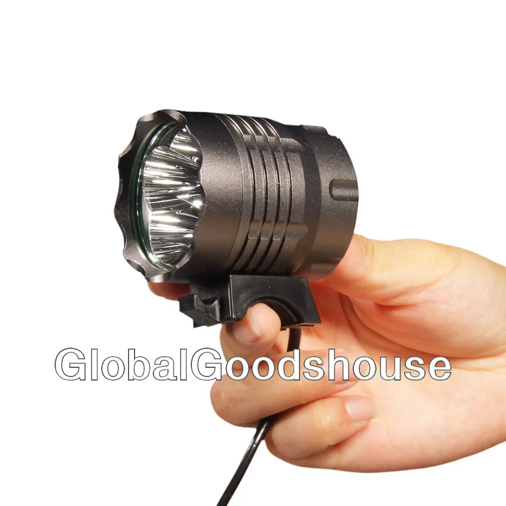 ; 10 шт./лот 6000Lm 5X CREE XM-L T6 светодиодный фонарь переднего лампа для велосипеда свет фар Водонепроницаемая велосипедная фара