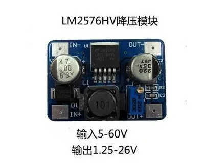 10 шт. LM2576HV понижающий модуль DC-DC 5-60 V вход 1,25 V-30 V выходной модуль датчика