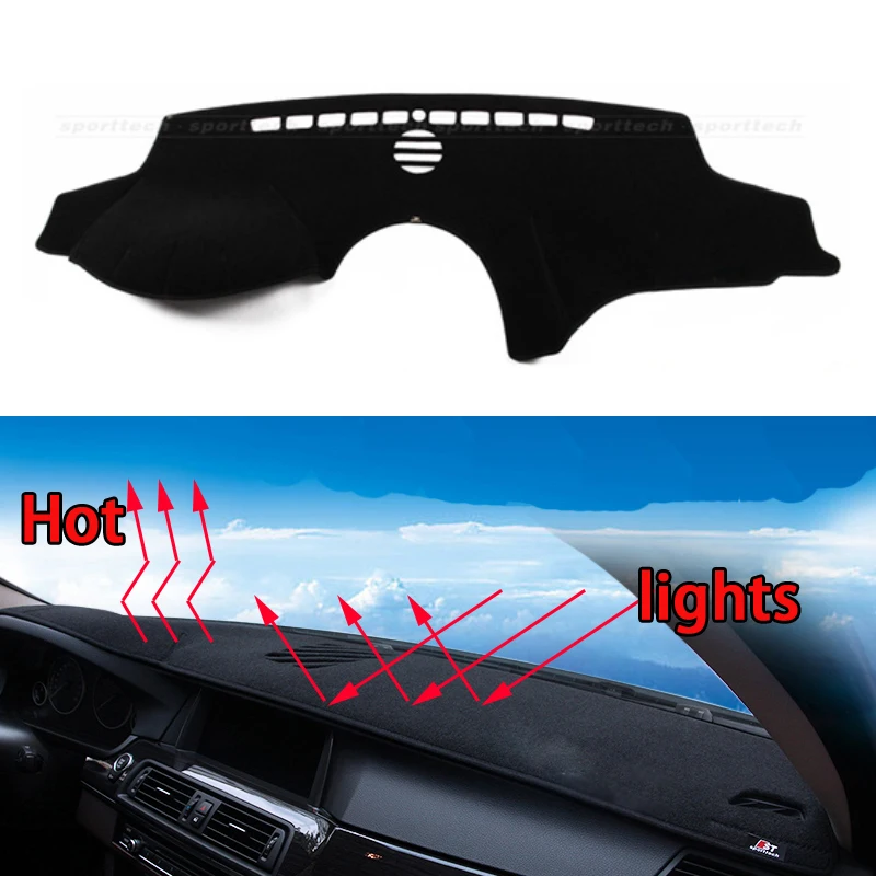 Приборная панель автомобиля Избегайте света pad Инструмент платформа покрытие