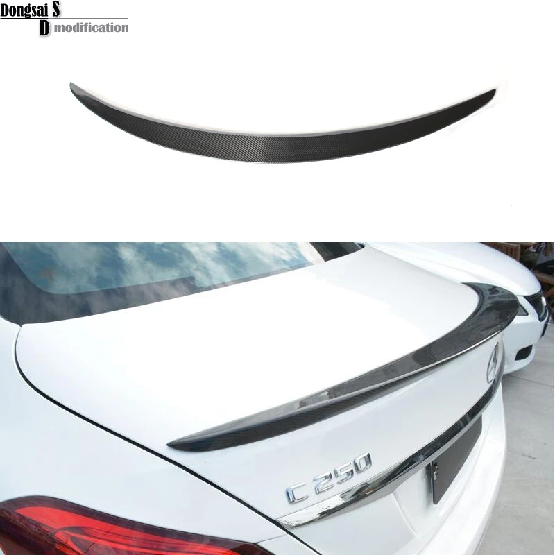 2015+ Mercedes C class W205 spoiler wings carbon fiber rear trunk spoiler for Benz 2015+ c180 c200 c220 c250 c300 c350 4-door 2015+ Mercedes C class W205 spoiler wings carbon fiber rear trunk spoiler for Benz 2015+ c180 c200 c220 c250 c300 c350 4-door