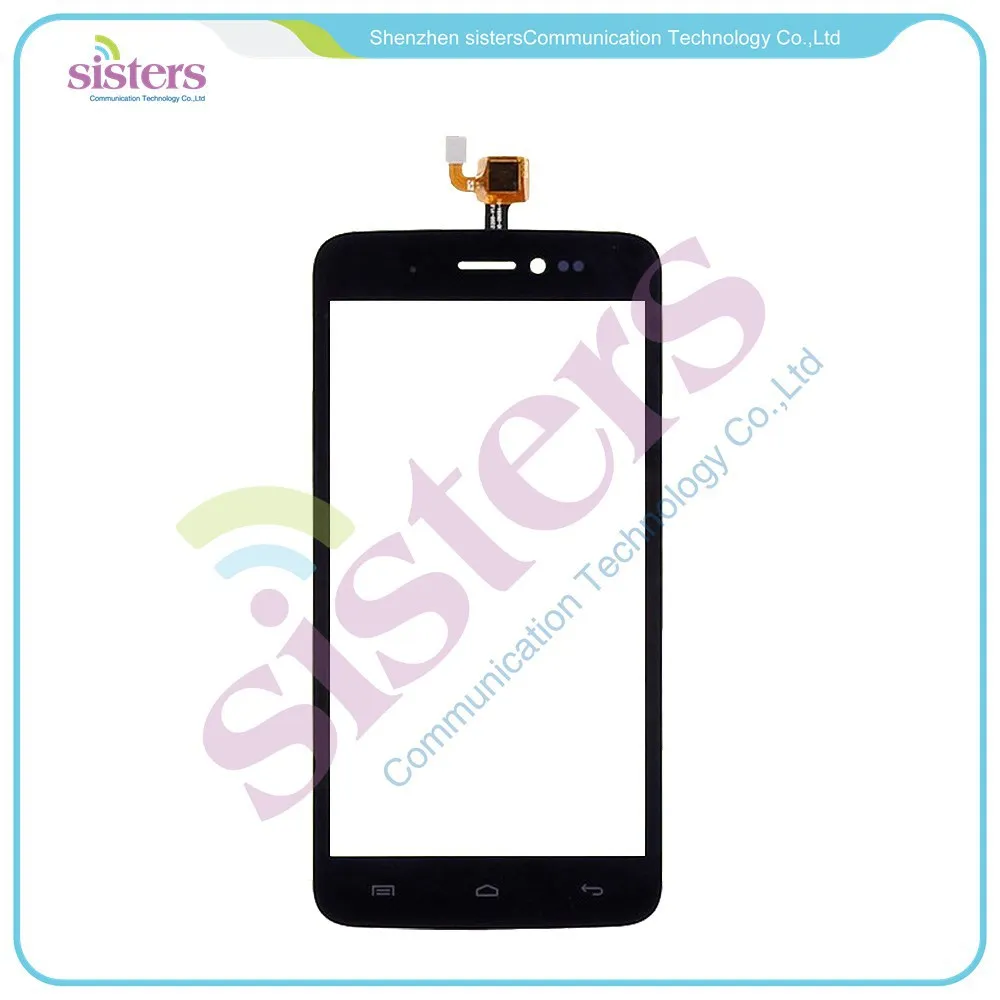 WIKO0002 Wholesale LCD Touch screen Digitizer front glass replacement Touch Screen for Wiko Lenny Capactive Free Shipping (2)