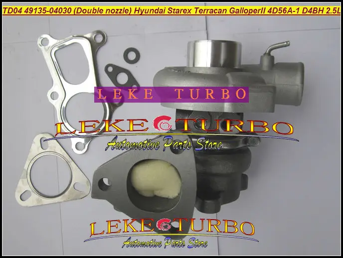 TF035 TD04 49135-04030 28200-4A210 turbo turbocharger For Hyundai Starex Libero Terracan Galloper II 4D56A-1 D4BH 2.5L