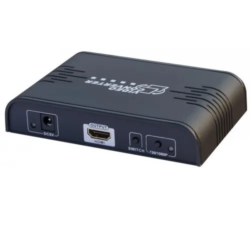 363A RCA композитный видео и S-video в HDMI конвертер, HDMI конвертер видео Upscaler до 720p 1080p AV переключатель конвертер AV адаптер