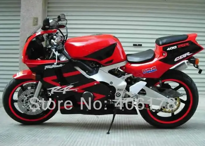 Комплект обтекателей для CBR400RR CBR 400 RR NC29 90-98 1990-1998 красный и черный мотоцикл Обтекатели кузова