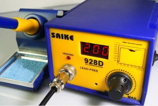 85 Вт высокой мощности паяльная станция Пайка железа SAIKE 928D 220V